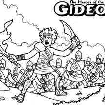 Gideon Coloring Pages Printable