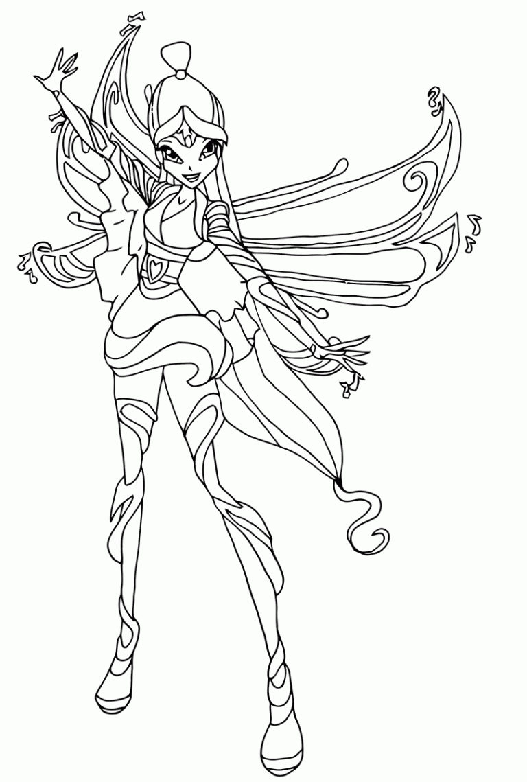 Winx Coloring Pages Bloomix