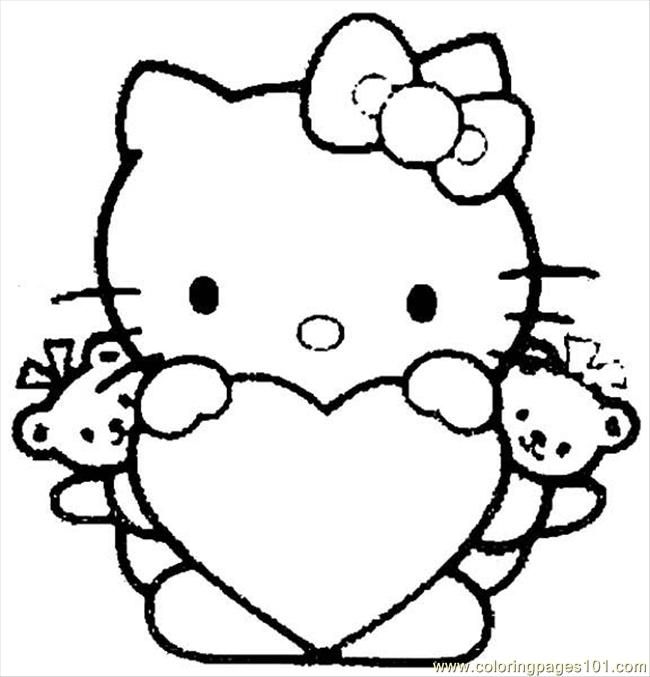 Print Hello Kitty Printable Coloring Pages
