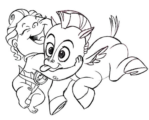 Baby Hercules Coloring Pages