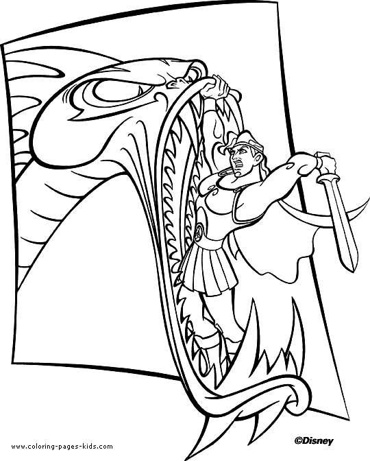 Disney Hercules Coloring Pages