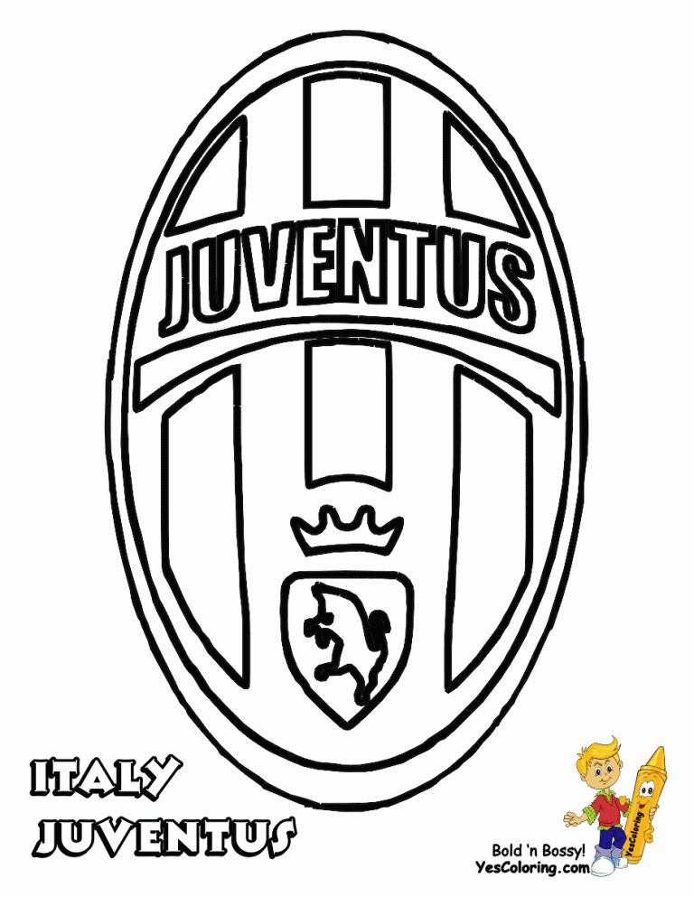Ronaldo Coloring Pages Juventus