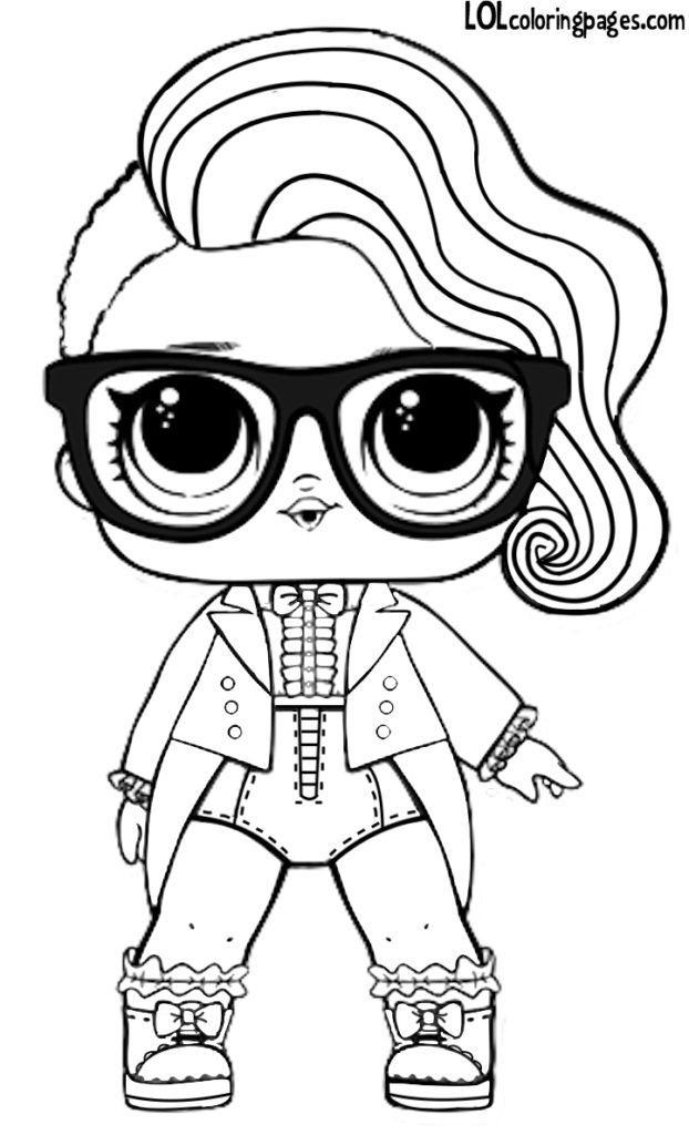 Unicorn Coloring Pages Of Lol Dolls