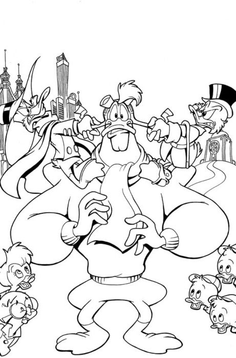 Webby Ducktales Coloring Pages