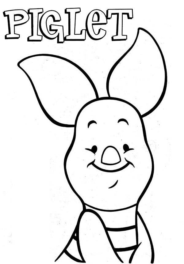 Piglet Coloring Pages Print