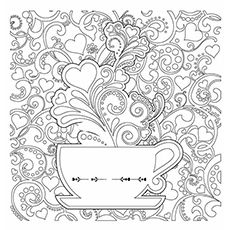 Coffee Coloring Pages For Kids