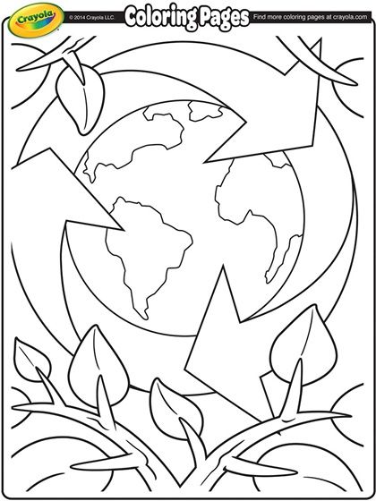 Coloring Sheet Recycling Coloring Pages