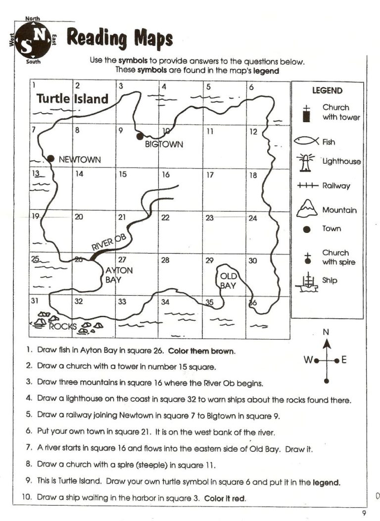 5th Grade Geography Worksheets Pdf