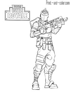 Free Fortnite Coloring Pages Pdf