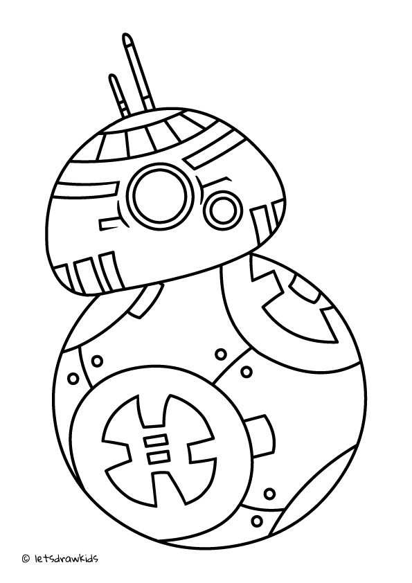 Drawing Bb8 Coloring Page