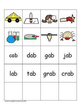 Ab Word Family Worksheets Pdf