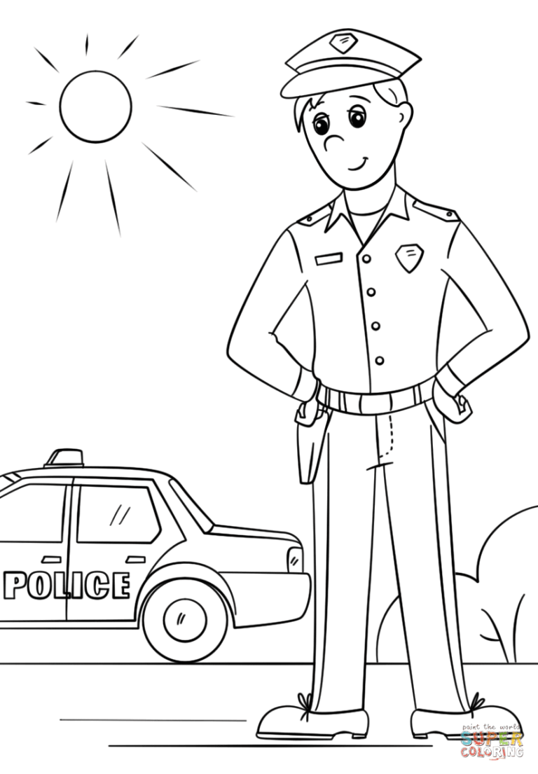 Police Playmobil Coloring Pages