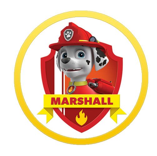 Printable Marshall Paw Patrol Pictures