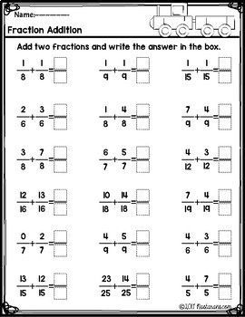 Adding And Subtracting Mixed Numbers And Improper Fractions Worksheet