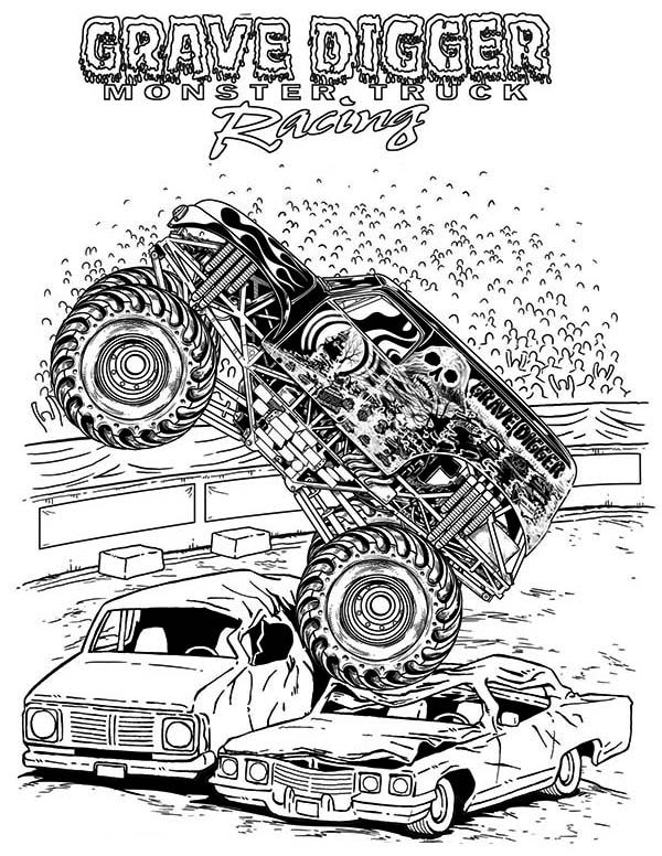 Grave Digger Coloring Pages To Print
