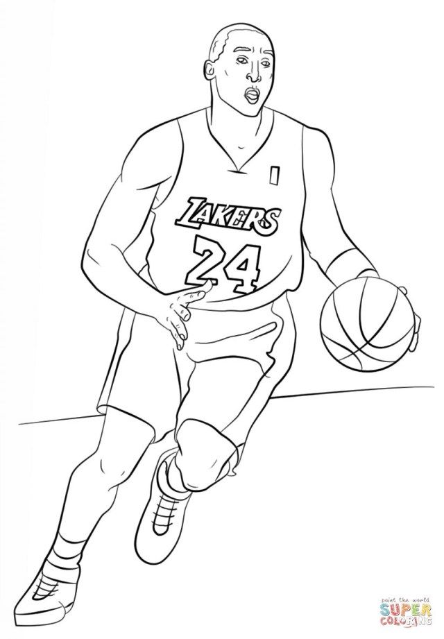 Basketball Steph Curry Coloring Pages