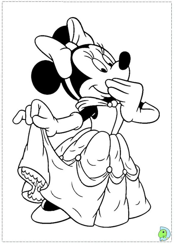 Printable Minnie Mouse Pictures To Color
