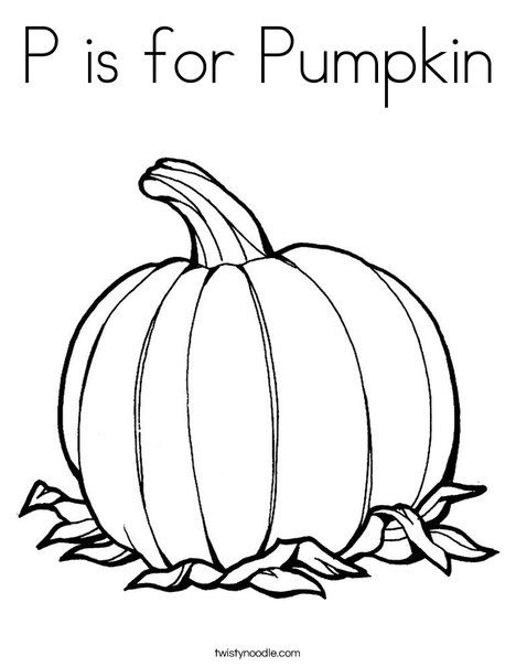 Printable Pumpkin Coloring Pages For Toddlers