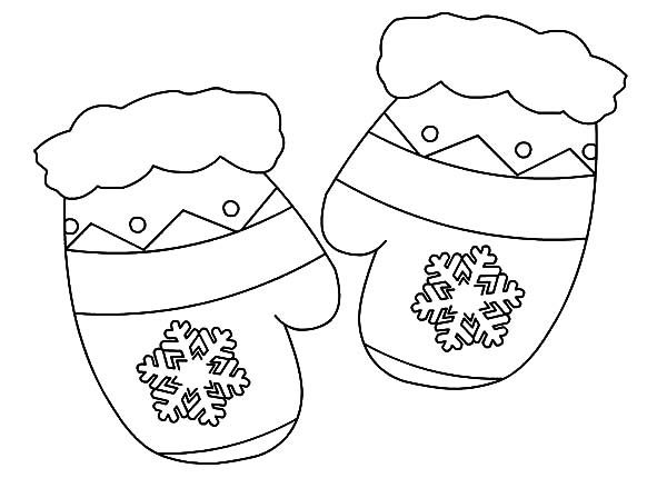 Mitten Coloring Pages Printable
