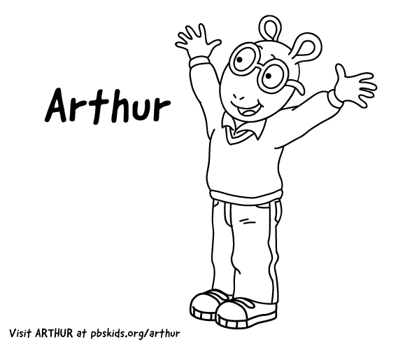 Arthur Dw Arthur Coloring Pages