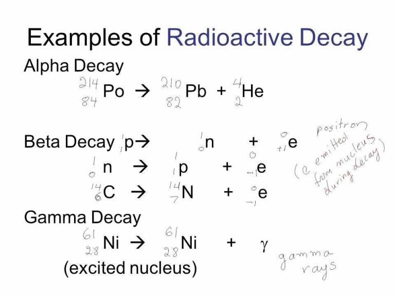 Nuclear Decay Practice Worksheet Answers