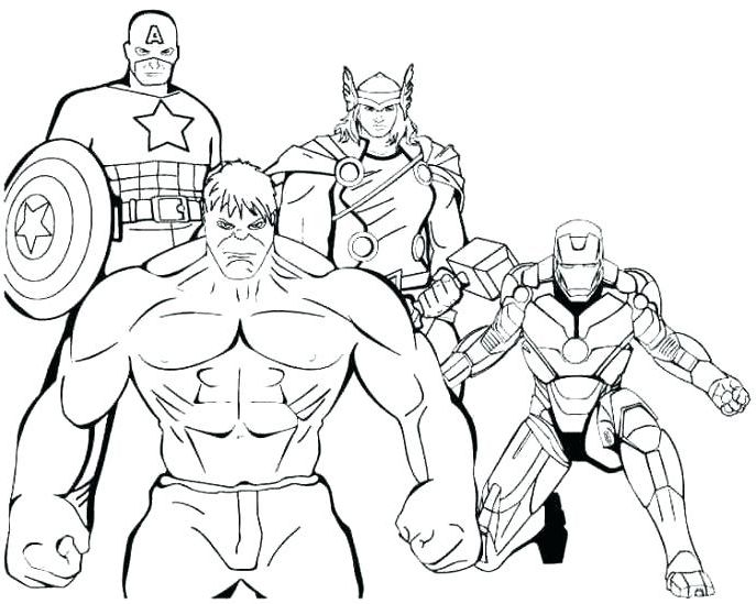 Superhero Comic Book Coloring Pages