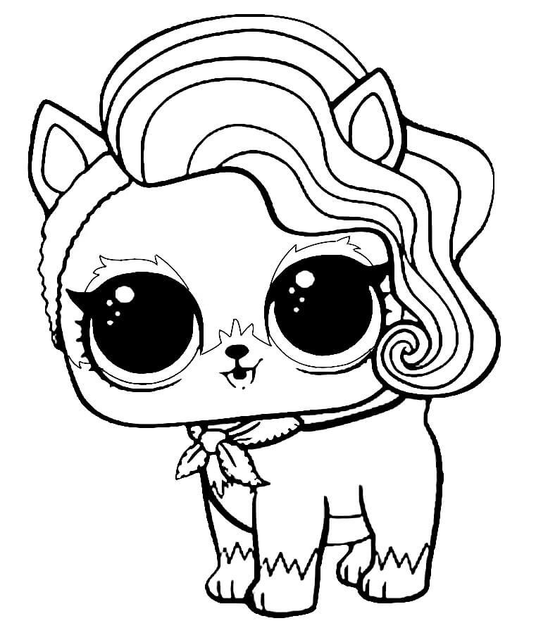 Animal Coloring Pages Of Lol Dolls