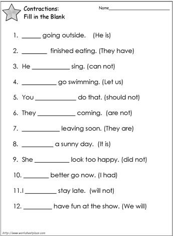 Second Grade Printable 2nd Grade English Worksheets Grammar