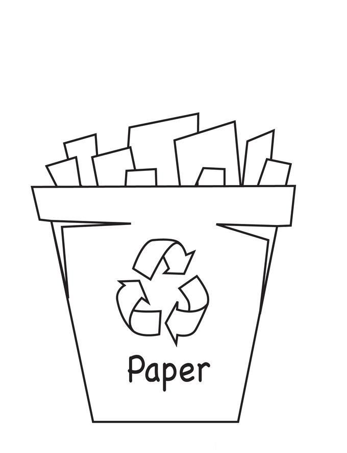 Recycling Coloring Pages Pdf