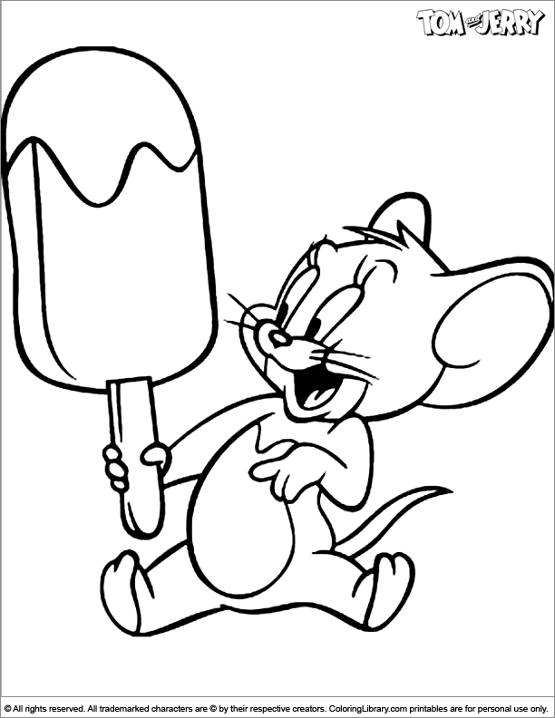 Tom And Jerry Coloring Sheets
