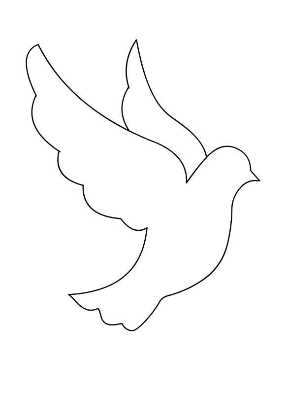Dove Coloring Page Printable