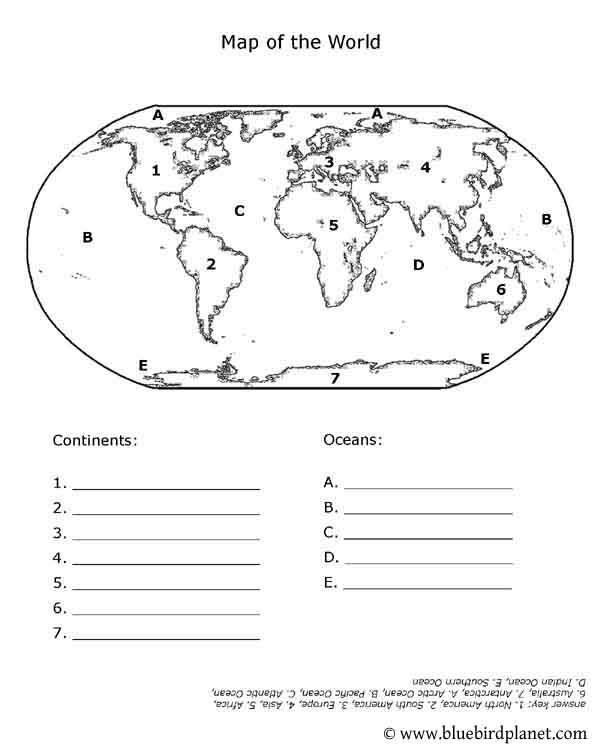 Grade 1 1st Grade Geography Worksheets