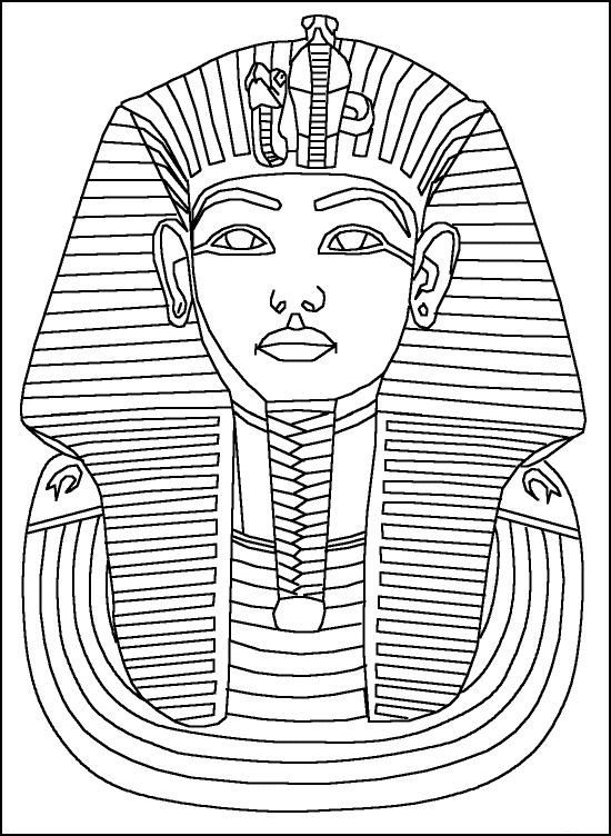 Easy Egyptian Coloring Pages