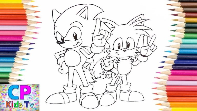Tails Sonic Boom Coloring Pages