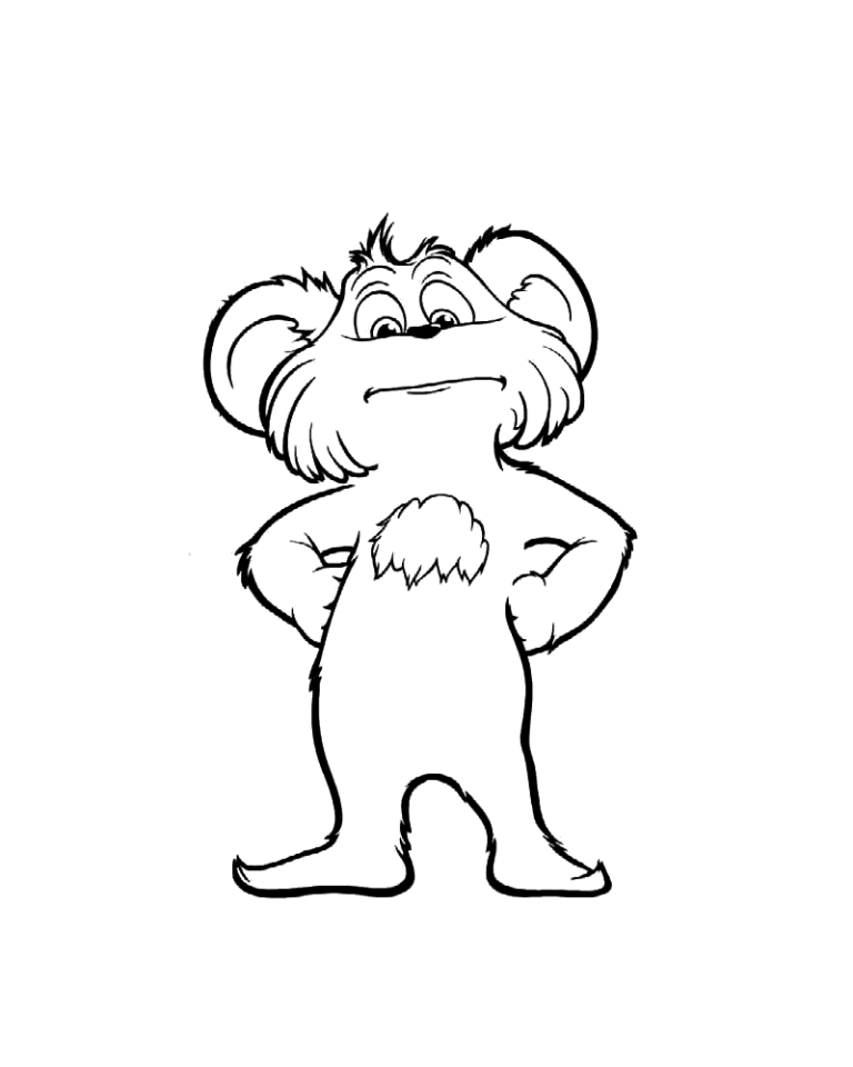 Coloring Sheet The Lorax Coloring Pages