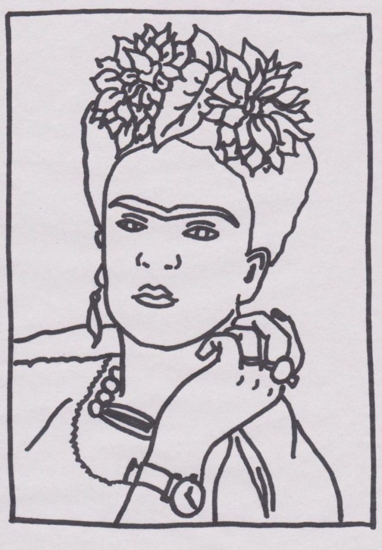 Free Frida Kahlo Coloring Pages