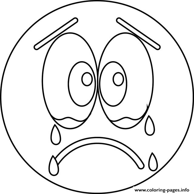 Sad Coloring Pages For Kids