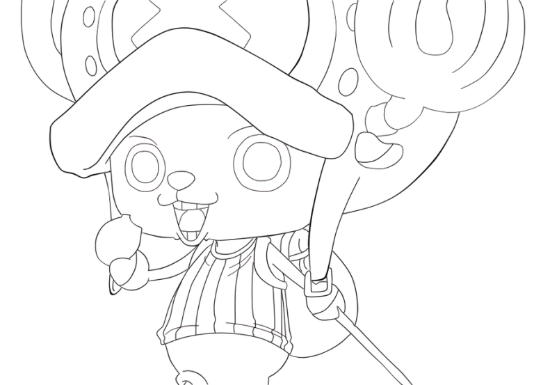 One Piece Coloring Pages Chopper