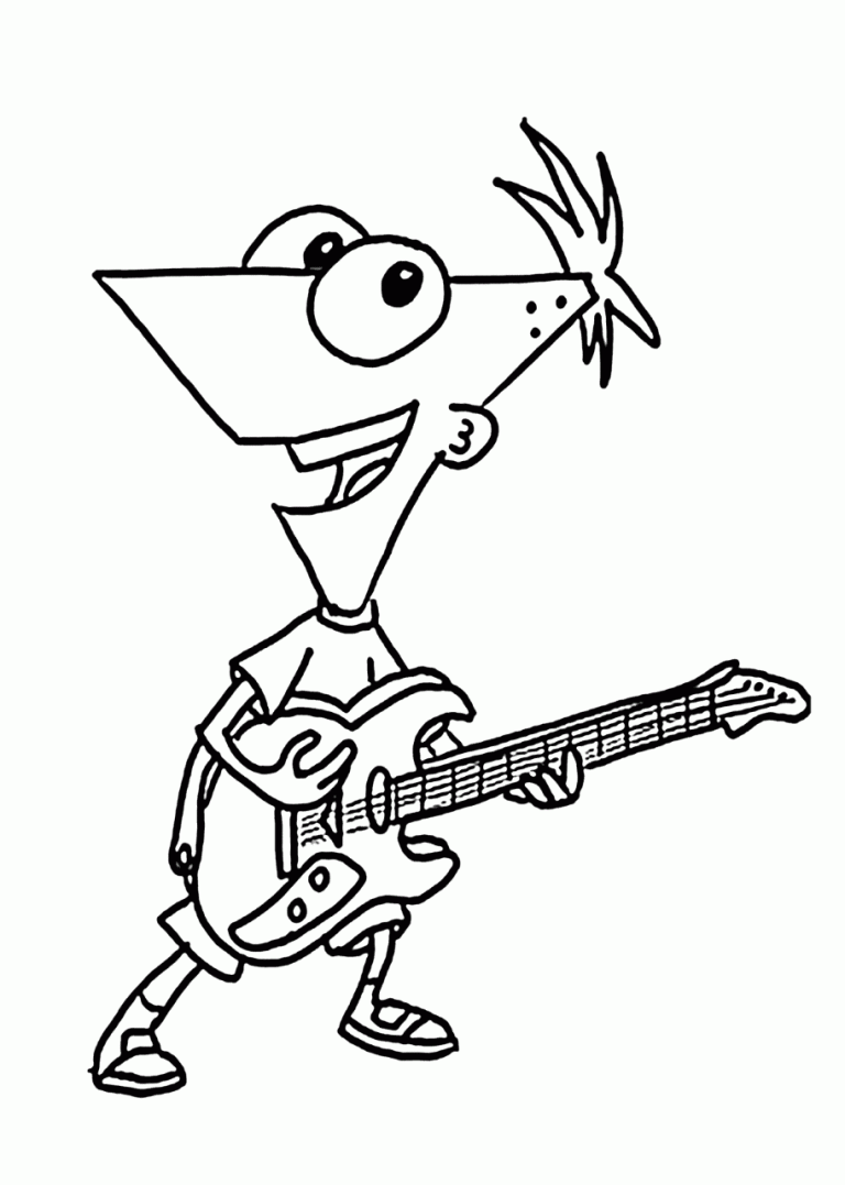 Phineas And Ferb Coloring Pages Free