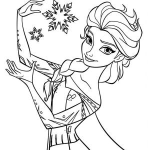 Elsa Pictures To Color And Print