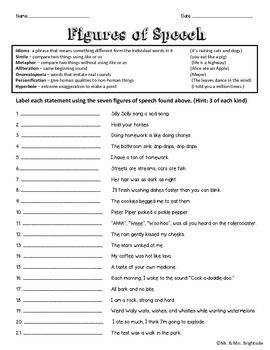 5th Grade Personification Worksheet Answers