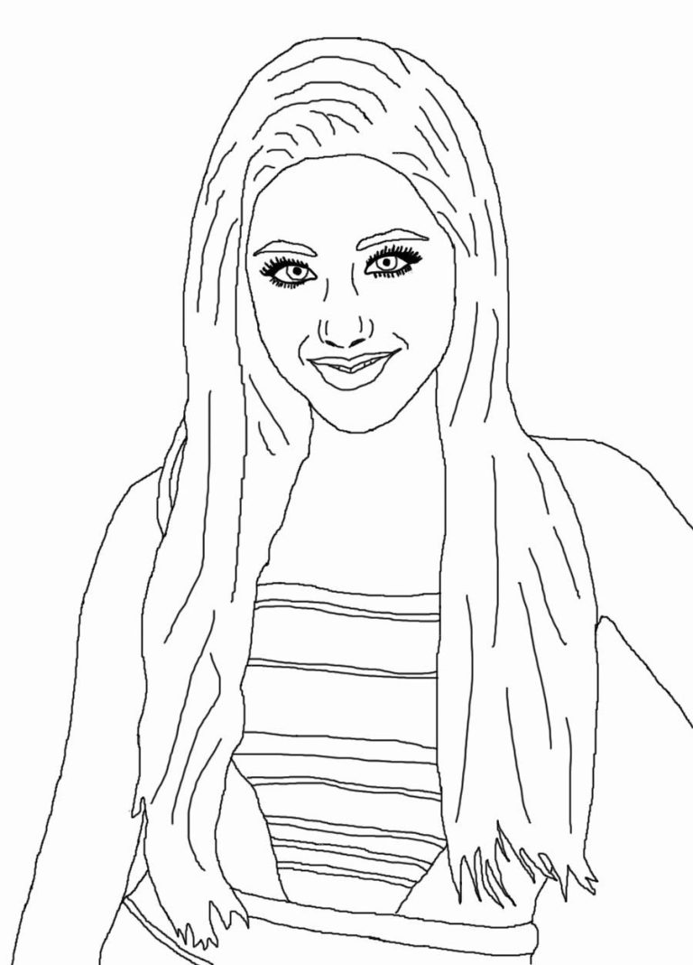 Ariana Grande Coloring Pages 2018