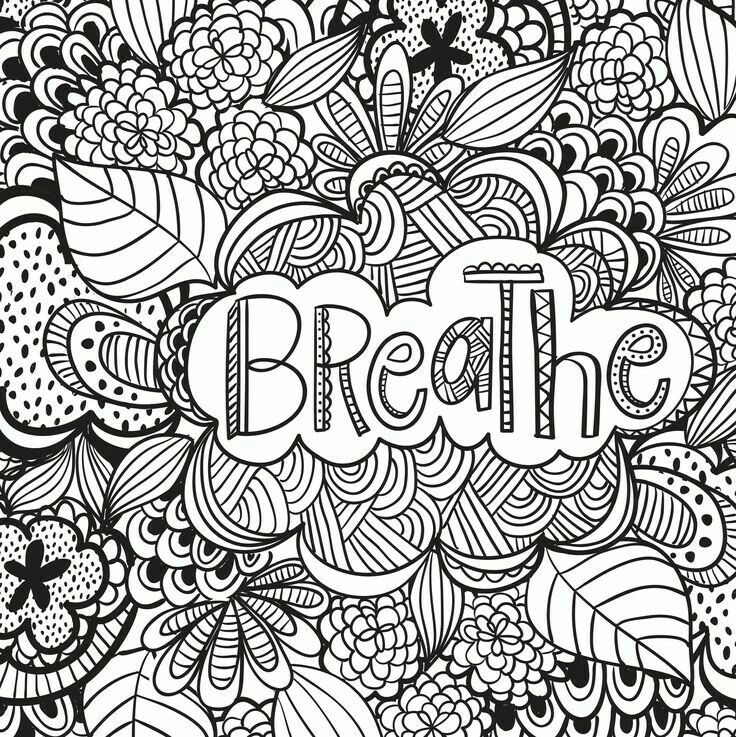 Anxiety Anti Stress Coloring Pages