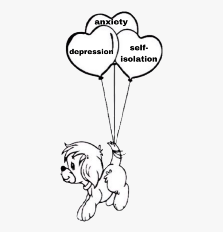 Anxiety Depression Grunge Aesthetic Coloring Pages