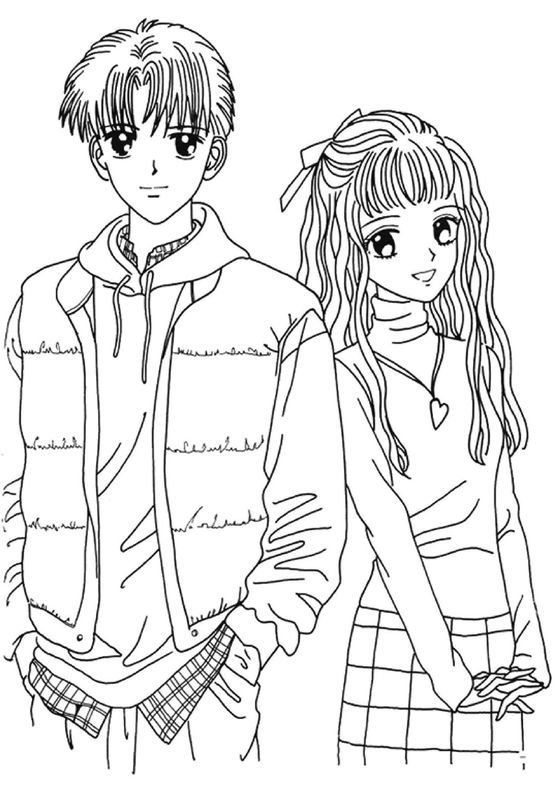 Anime Colouring Pages Printable