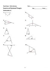 Answer Key Isosceles And Equilateral Triangles Worksheet Answers