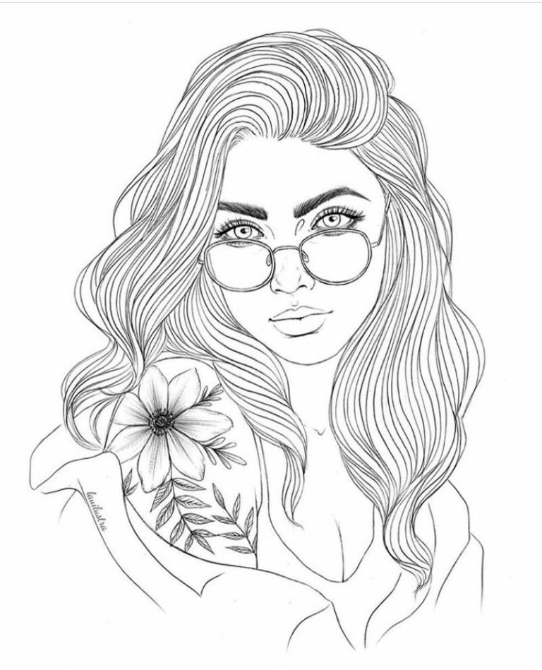 Aesthetics Pinterest Coloring Pages People