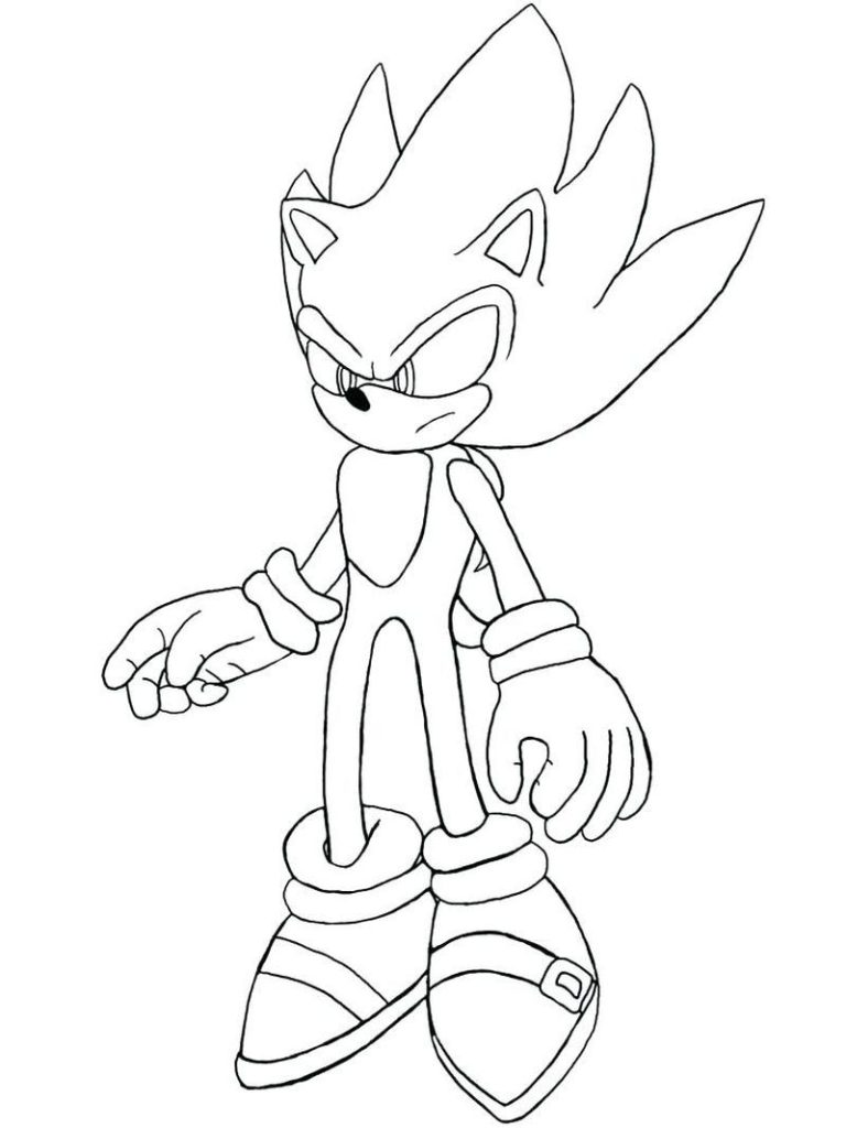 All Sonic Characters Coloring Pages