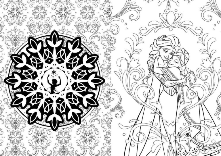 Art Therapy Disney Mandala Coloring Pages