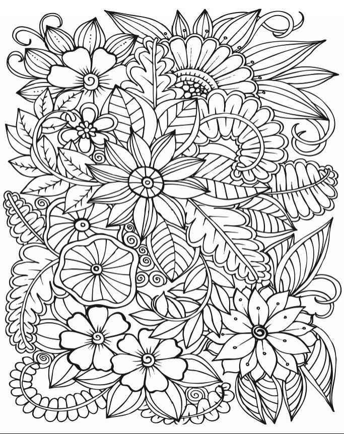 Anxiety Stress Relief Mandala Coloring Pages
